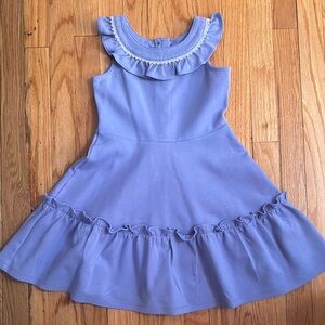 Janie and Jack Lavender Ruffle Kids Dress
